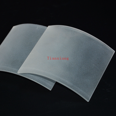 Custom heat resistant fireproof tempered bending glass curved glass for fireplace, instrument and decoration